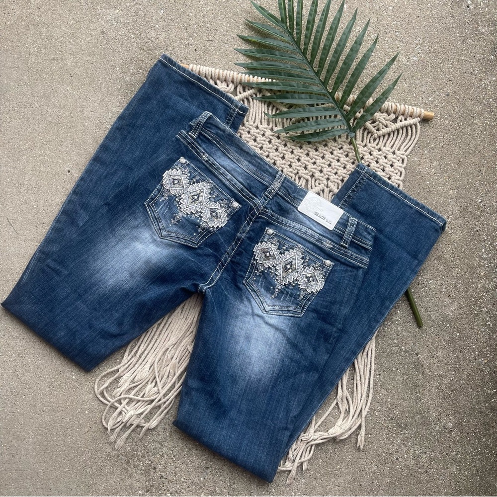 Grace In LA Bootcut Jeans Size 30